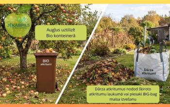 #JēkabpilsPakalpojumi #BIOAtkritumi #DārzaAtkritumi #BIGBAG #&Scaron;ķiroAtbildīgi #Jēkabpils